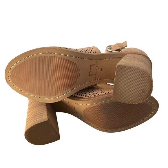 Marc Fisher Vixen Cutout Suede Sandals Size 8 - Picture 7 of 9